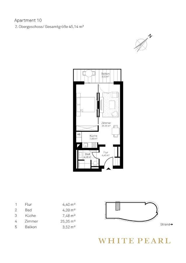 White Pearl Apartment 2.10 Timmendorfer Strand Εξωτερικό φωτογραφία